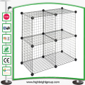 Four Storage Cubes Stacking Wire Cube